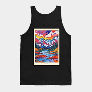 fauvism art of Alaska usa 3 Tank Top